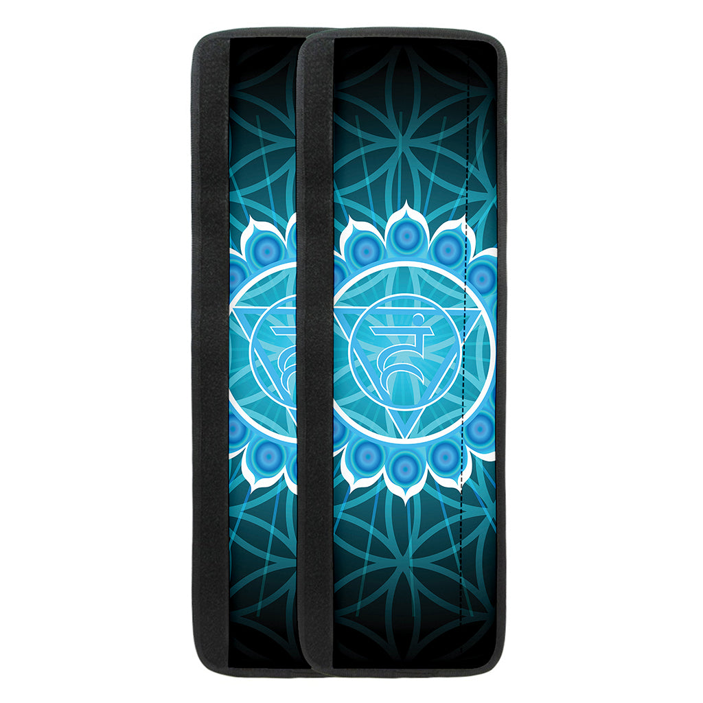 Vishuddha Chakra Spiritual Print Refrigerator Handle Covers