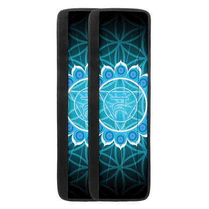 Vishuddha Chakra Spiritual Print Refrigerator Handle Covers