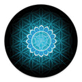 Vishuddha Chakra Spiritual Print Round Floor Mat