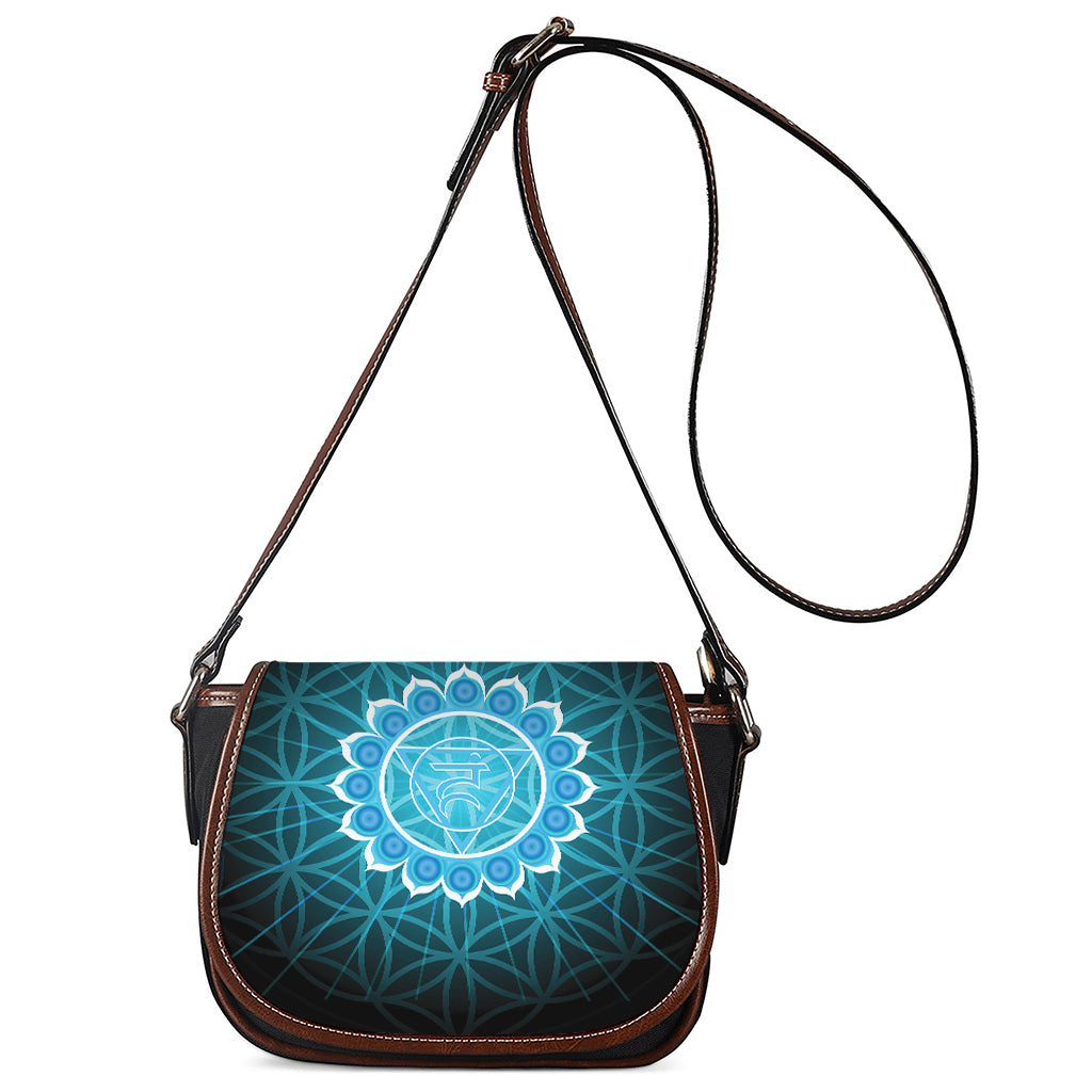 Vishuddha Chakra Spiritual Print Saddle Bag