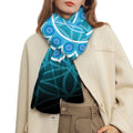 Vishuddha Chakra Spiritual Print Scarf