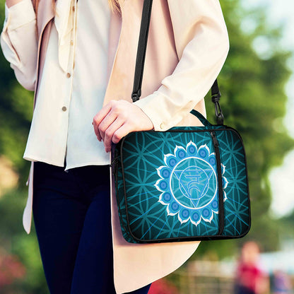 Vishuddha Chakra Spiritual Print Shoulder Strap Bible Bag