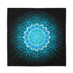 Vishuddha Chakra Spiritual Print Silk Bandana