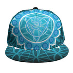 Vishuddha Chakra Spiritual Print Snapback Cap
