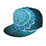Vishuddha Chakra Spiritual Print Snapback Cap