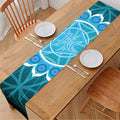 Vishuddha Chakra Spiritual Print Table Runner