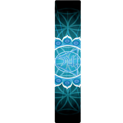 Vishuddha Chakra Spiritual Print Table Runner