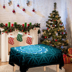 Vishuddha Chakra Spiritual Print Tablecloth