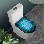 Vishuddha Chakra Spiritual Print Toilet Lid Cover