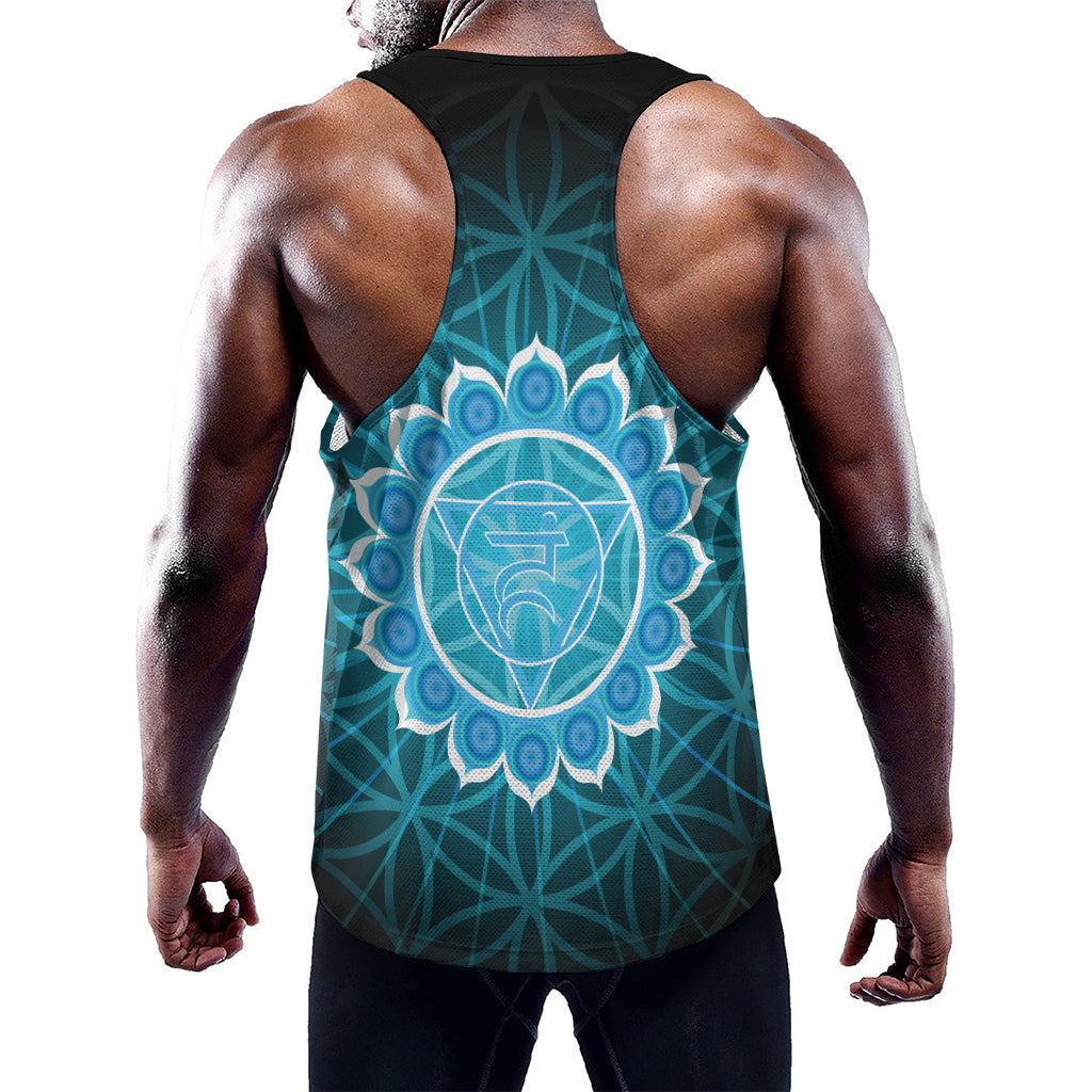 Vishuddha Chakra Spiritual Print Training Tank Top