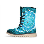 Vishuddha Chakra Spiritual Print Winter Boots