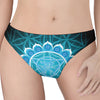 Vishuddha Chakra Spiritual Print Women's Thong