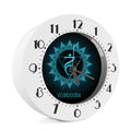 Vishuddha Chakra Symbol Print Alarm Clock