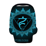 Vishuddha Chakra Symbol Print Baby Seat Cover