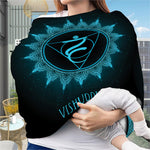 Vishuddha Chakra Symbol Print Baby Seat Cover