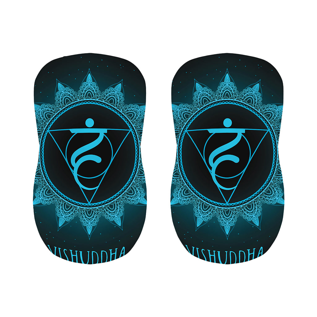 Vishuddha Chakra Symbol Print Bar Stool Covers