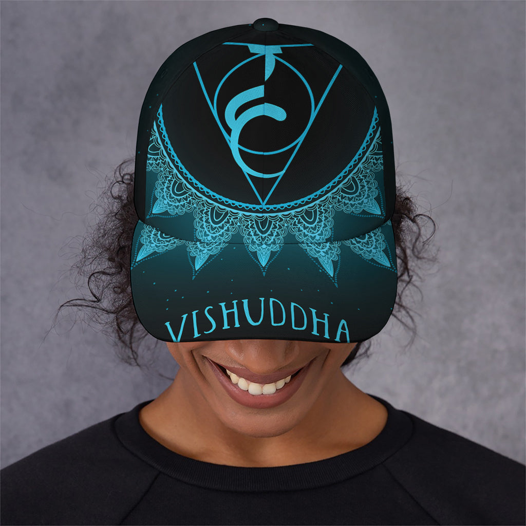 Vishuddha Chakra Symbol Print Baseball Cap
