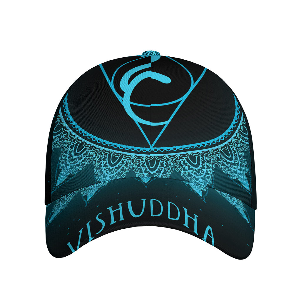 Vishuddha Chakra Symbol Print Baseball Cap