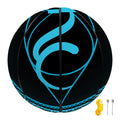 Vishuddha Chakra Symbol Print Basketball