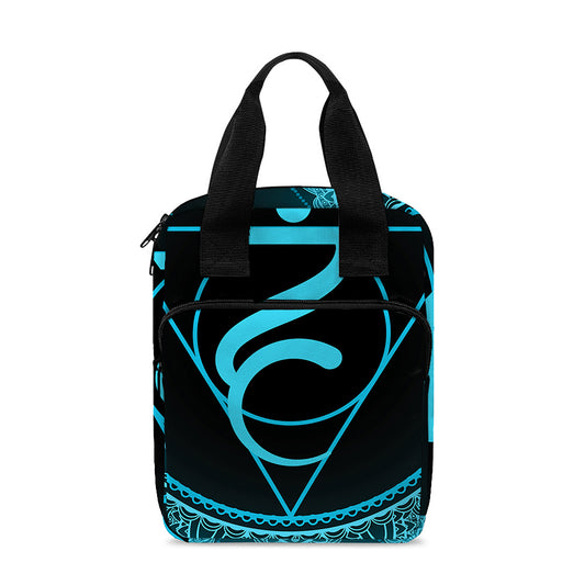 Vishuddha Chakra Symbol Print Bible Tote Bag