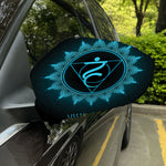 Vishuddha Chakra Symbol Print Car Side Mirror Covers