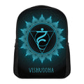 Vishuddha Chakra Symbol Print Casual Backpack