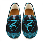 Vishuddha Chakra Symbol Print Casual Shoes