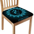 Vishuddha Chakra Symbol Print Chair Cushion Cover