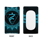 Vishuddha Chakra Symbol Print Changing Pad Cover