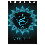 Vishuddha Chakra Symbol Print Curtain