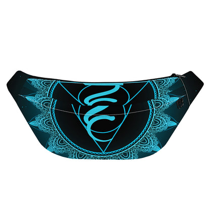 Vishuddha Chakra Symbol Print Fanny Pack