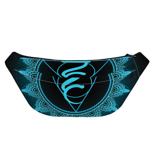 Vishuddha Chakra Symbol Print Fanny Pack