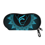 Vishuddha Chakra Symbol Print Glasses Case