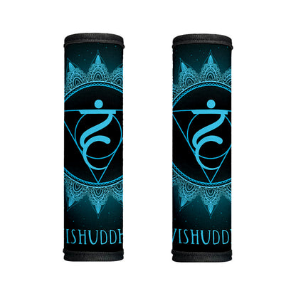 Vishuddha Chakra Symbol Print Handle Covers