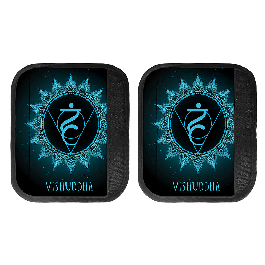 Vishuddha Chakra Symbol Print Handle Covers