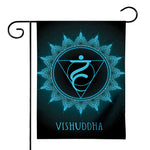 Vishuddha Chakra Symbol Print House Flag