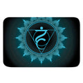Vishuddha Chakra Symbol Print Indoor Door Mat