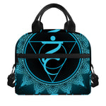 Vishuddha Chakra Symbol Print Insulated Lunch Bag