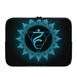 Vishuddha Chakra Symbol Print Laptop Sleeve