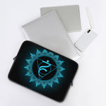 Vishuddha Chakra Symbol Print Laptop Sleeve
