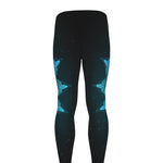 Vishuddha Chakra Symbol Print Men's leggings