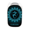Vishuddha Chakra Symbol Print Mesh Laundry Hamper