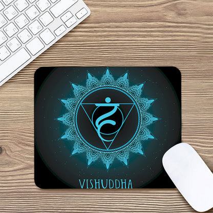 Vishuddha Chakra Symbol Print Mouse Pad