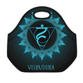 Vishuddha Chakra Symbol Print Neoprene Lunch Bag