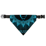 Vishuddha Chakra Symbol Print Over The Collar Dog Bandana