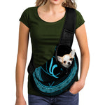Vishuddha Chakra Symbol Print Pet Sling Carrier