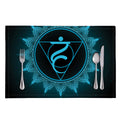 Vishuddha Chakra Symbol Print Placemat