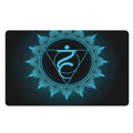 Vishuddha Chakra Symbol Print Polyester Doormat