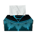Vishuddha Chakra Symbol Print Rectangle Tissue Box Cover