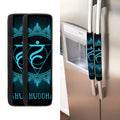 Vishuddha Chakra Symbol Print Refrigerator Handle Covers